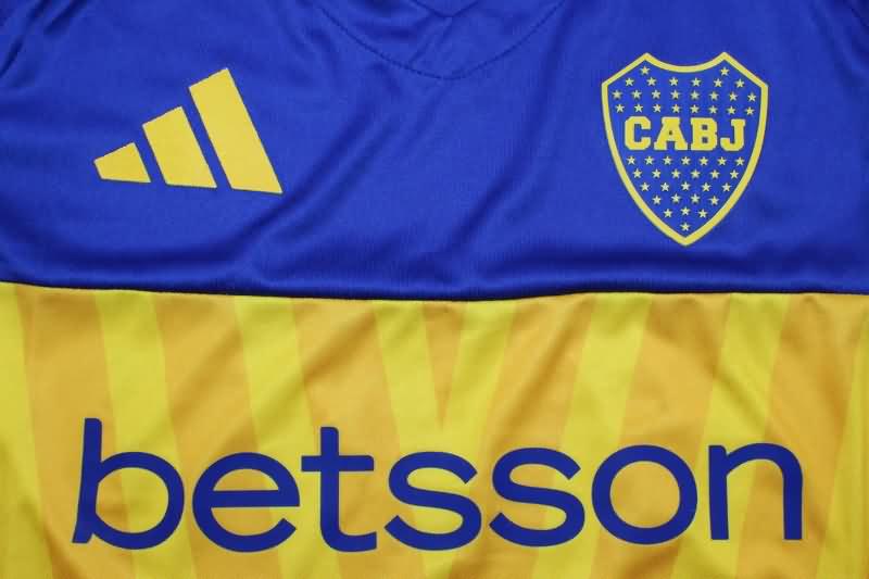 Thailand Quality(AAA) 2024 Boca Juniors Home Soccer Jersey (Player)