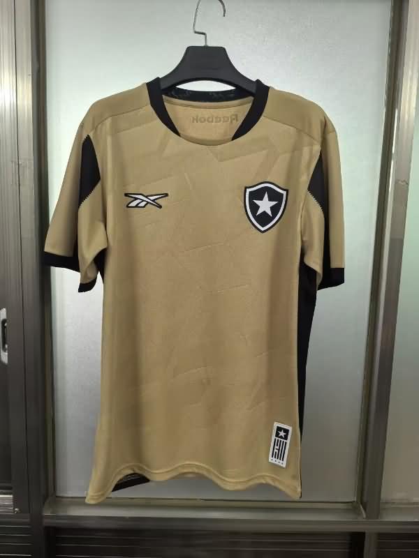 Thailand Quality(AAA) 2024 Botafogo Goalkeeper Gold Soccer Jersey