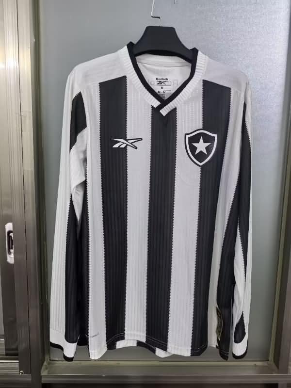 Thailand Quality(AAA) 2024 Botafogo Home Long Sleeve Soccer Jersey