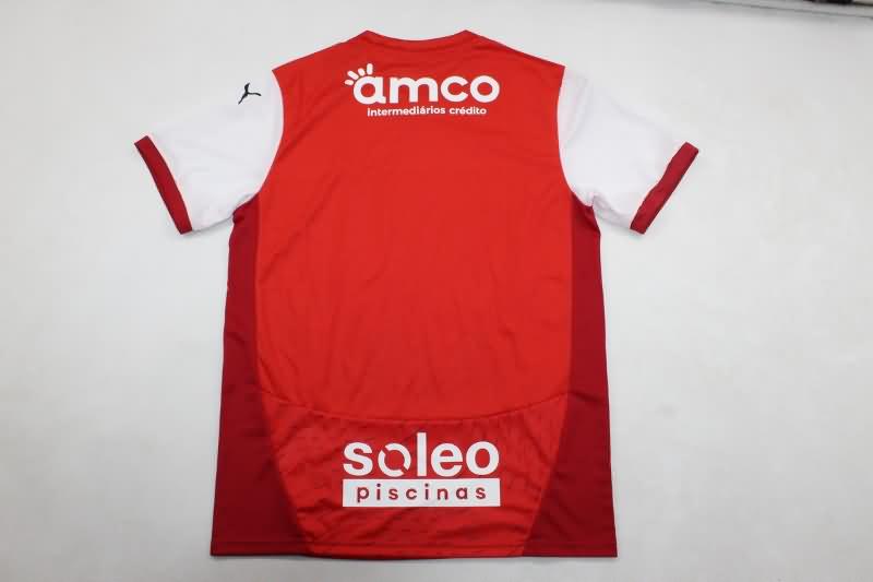 Thailand Quality(AAA) 24/25 Braga Home Soccer Jersey