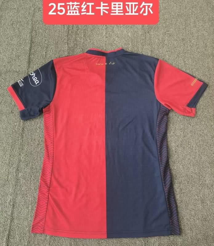 Thailand Quality(AAA) 24/25 Cagliari Home Soccer Jersey