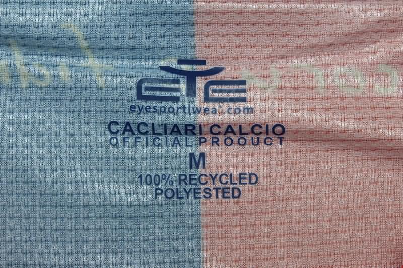 Thailand Quality(AAA) 24/25 Cagliari Home Soccer Jersey