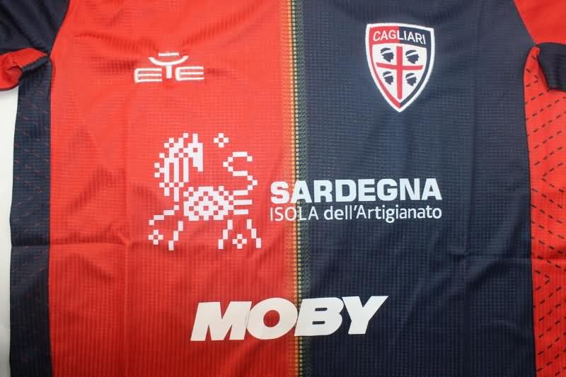 Thailand Quality(AAA) 24/25 Cagliari Home Soccer Jersey