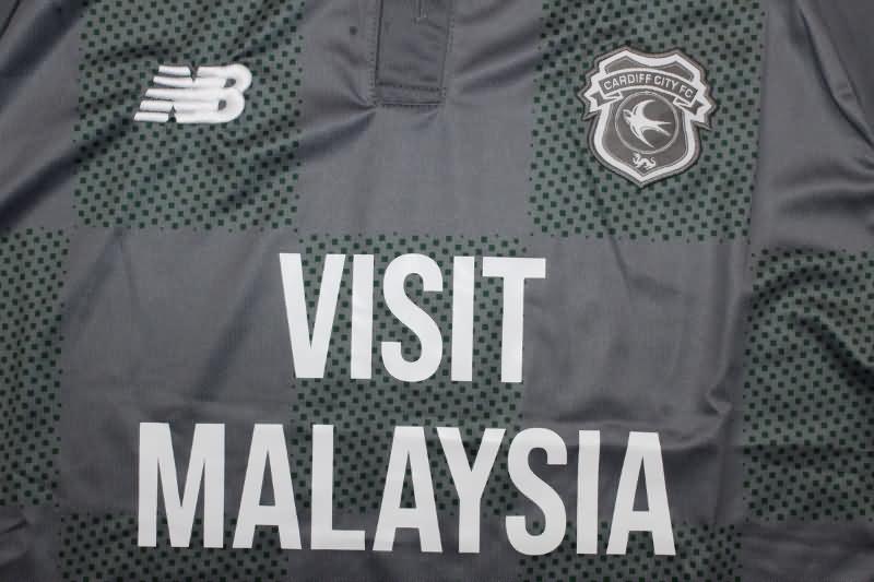 Thailand Quality(AAA) 24/25 Cardiff City Away Soccer Jersey