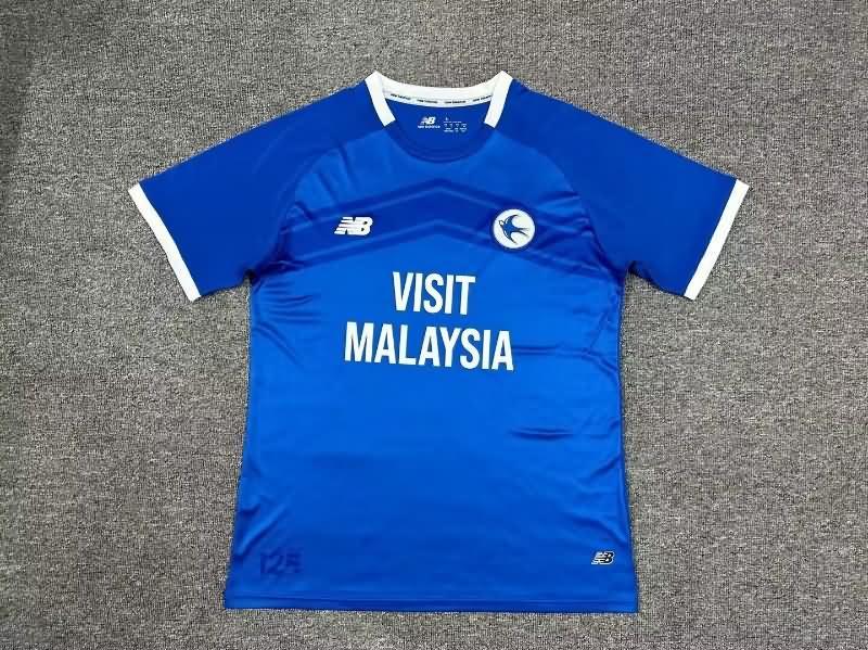 Thailand Quality(AAA) 24/25 Cardiff City Home Soccer Jersey