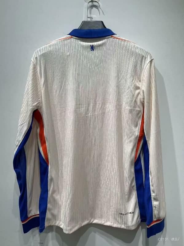 Thailand Quality(AAA) 24/25 Chelsea Away Long Sleeve Soccer Jersey (Player)