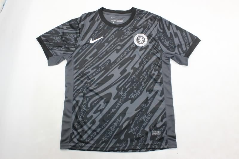 Thailand Quality(AAA) 24/25 Chelsea Goalkeeper Black Soccer Jersey