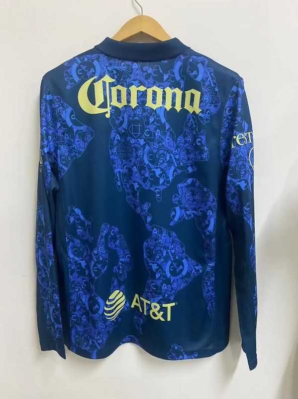 Thailand Quality(AAA) 24/25 Club America Away Long Sleeve Soccer Jersey