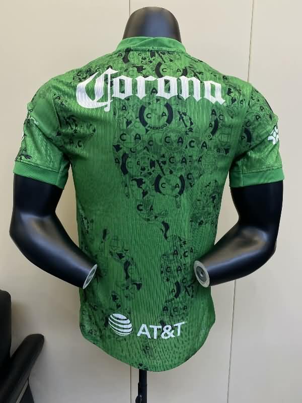 Thailand Quality(AAA) 24/25 Club America Goalkeeper Green Soccer Jersey (Player)