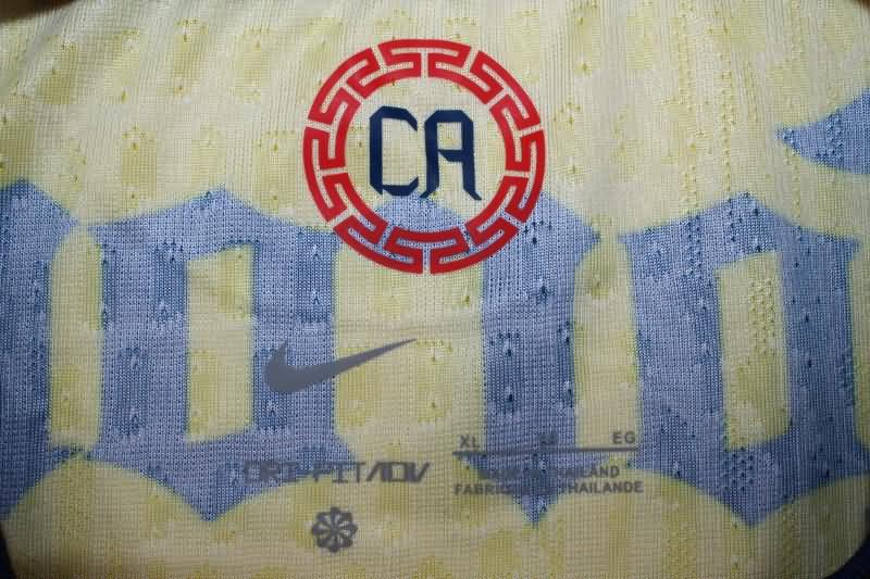 Thailand Quality(AAA) 24/25 Club America Home Soccer Jersey (Player)