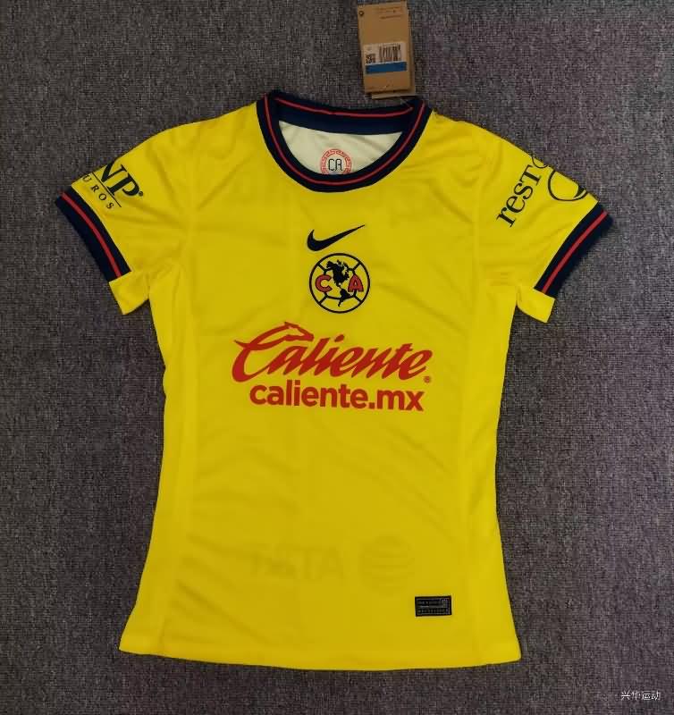 Thailand Quality(AAA) 24/25 Club America Home Women Soccer Jersey