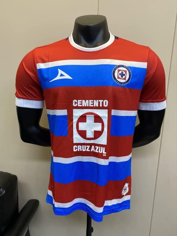 Thailand Quality(AAA) 24/25 Cruz Azul Goalkeeper Red Soccer Jersey (Player)