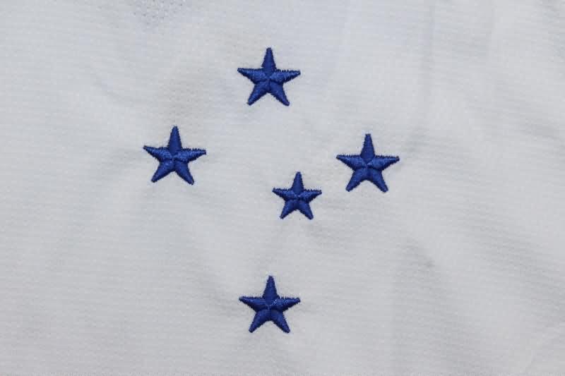 Thailand Quality(AAA) 2024 Cruzeiro Away Soccer Jersey