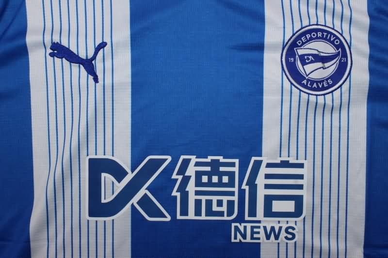 Thailand Quality(AAA) 24/25 Deportivo Alaves Home Soccer Jersey