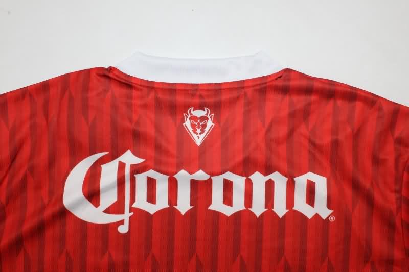 Thailand Quality(AAA) 24/25 Deportivo Toluca Home Soccer Jersey