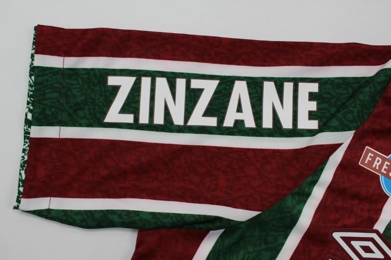 Thailand Quality(AAA) 2024 Fluminense Home Soccer Jersey Sponsor