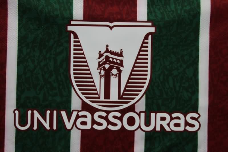 Thailand Quality(AAA) 2024 Fluminense Home Soccer Jersey Sponsor