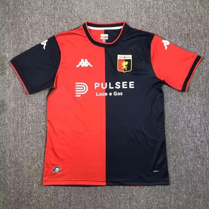 Thailand Quality(AAA) 24/25 Genoa Home Soccer Jersey