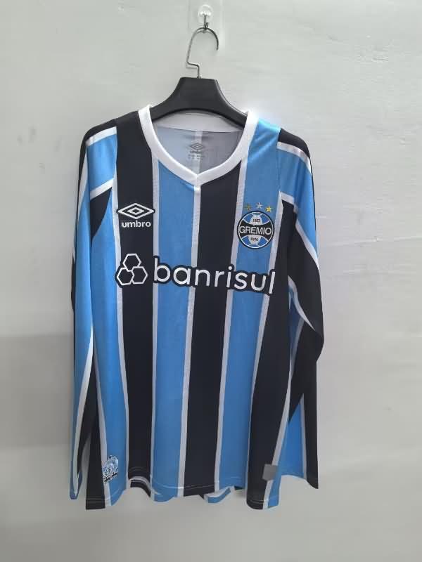 Thailand Quality(AAA) 2024 Gremio Home Long Sleeve Soccer Jersey