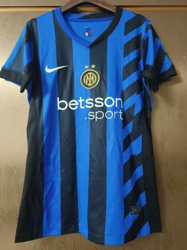 Thailand Quality(AAA) 24/25 Inter Milan Home Women Soccer Jersey