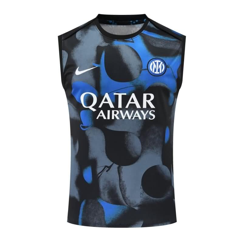 Thailand Quality(AAA) 24/25 Inter Milan Training Vest Soccer Jersey