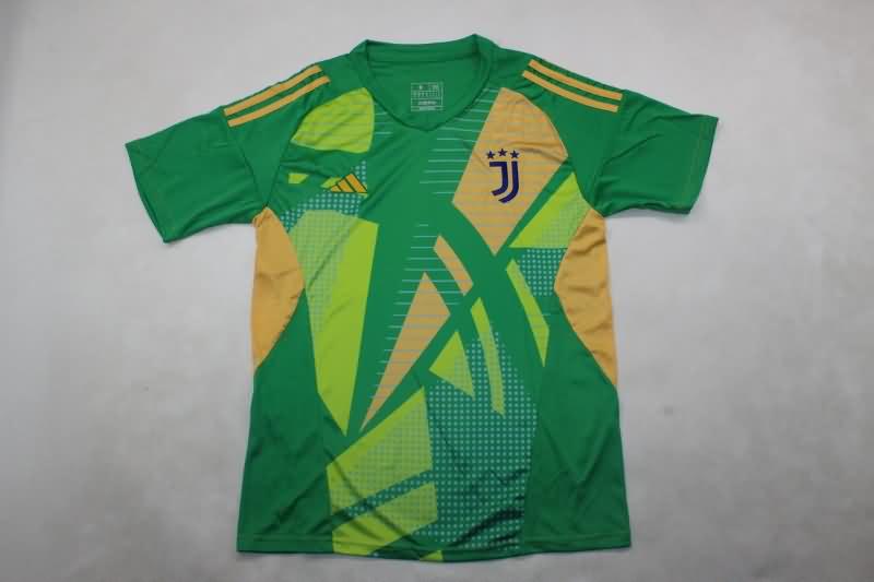 Thailand Quality(AAA) 24/25 Juventus Goalkeeper Green Soccer Jersey