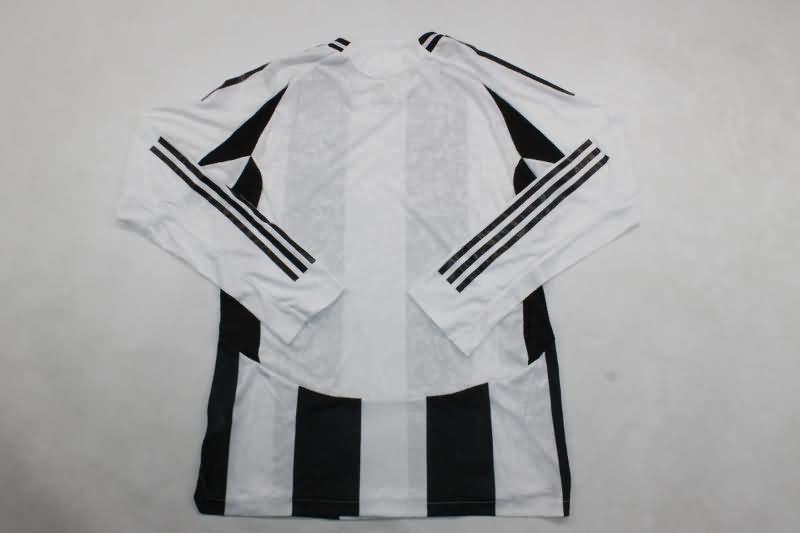 Thailand Quality(AAA) 24/25 Juventus Home Long Sleeve Soccer Jersey (Player)