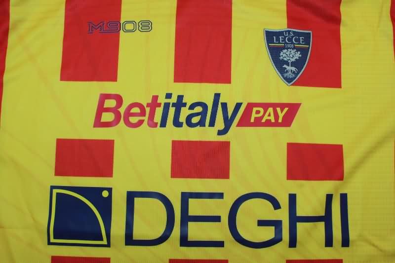 Thailand Quality(AAA) 24/25 Lecce Home Soccer Jersey