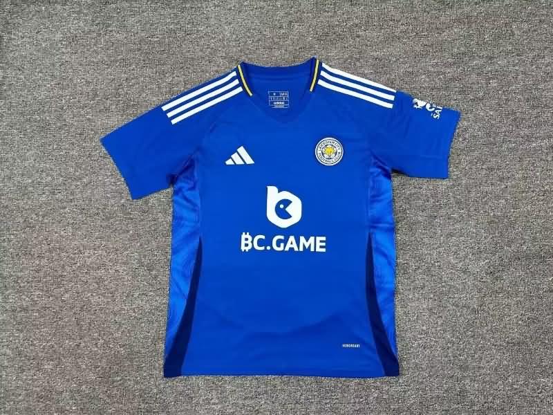 Thailand Quality(AAA) 24/25 Leicester City Home Soccer Jersey