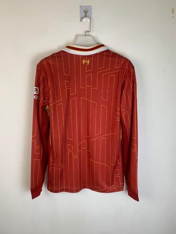 Thailand Quality(AAA) 24/25 Liverpool Home Long Sleeve Soccer Jersey