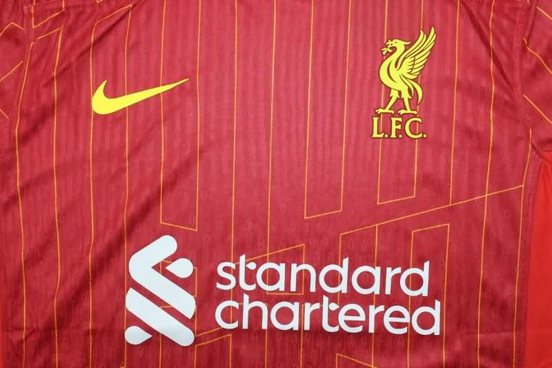 Thailand Quality(AAA) 24/25 Liverpool Home Long Sleeve Soccer Jersey (Player)