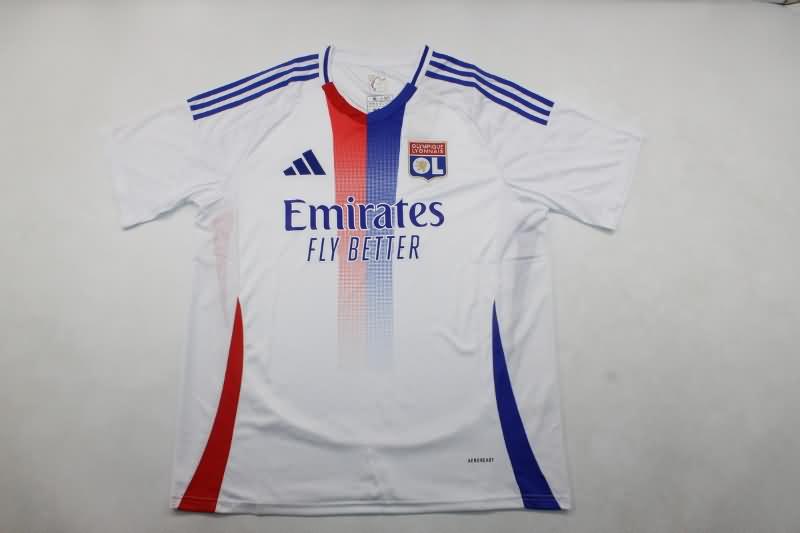 Thailand Quality(AAA) 24/25 Lyon Home Soccer Jersey