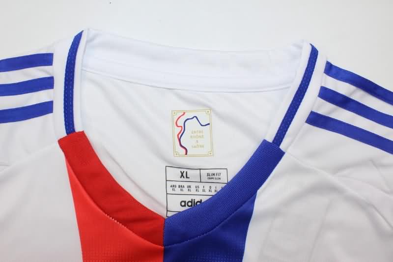 Thailand Quality(AAA) 24/25 Lyon Home Soccer Jersey