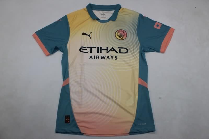 Thailand Quality(AAA) 24/25 Manchester City Fourth Soccer Jersey (Player)