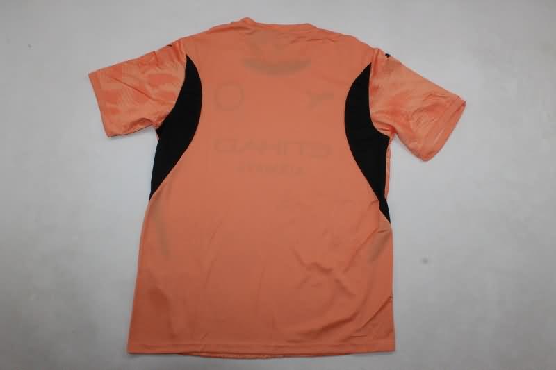 Thailand Quality(AAA) 24/25 Manchester City Goalkeeper Orange Soccer Jersey