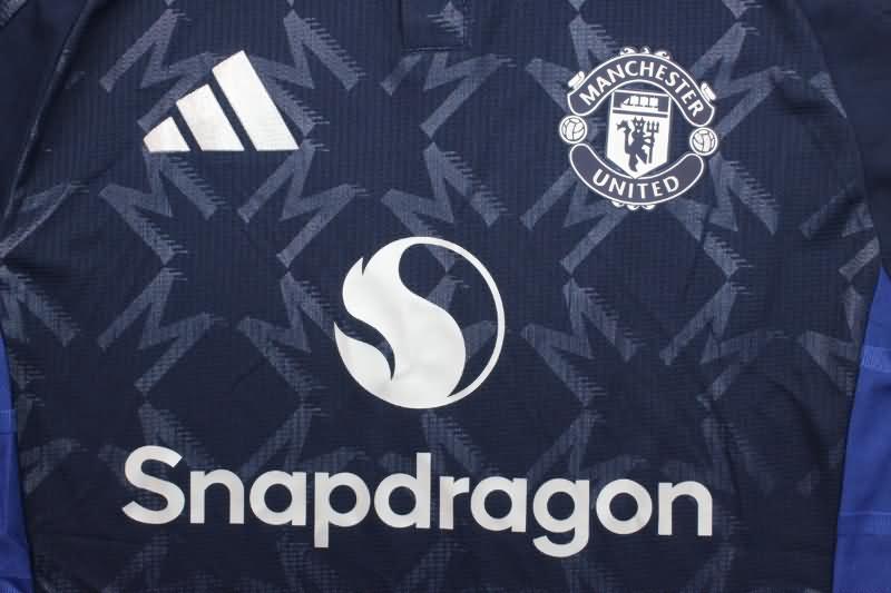 Thailand Quality(AAA) 24/25 Manchester United Away Soccer Jersey (Player)