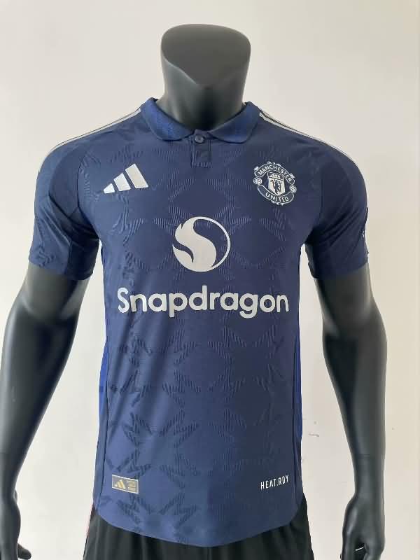 Thailand Quality(AAA) 24/25 Manchester United Away Soccer Jersey (Player) Leaked