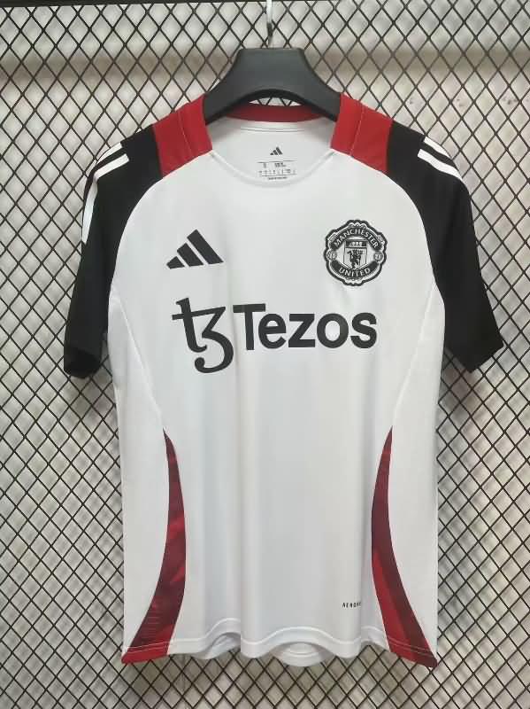 Thailand Quality(AAA) 24/25 Manchester United Training Soccer Jersey 10