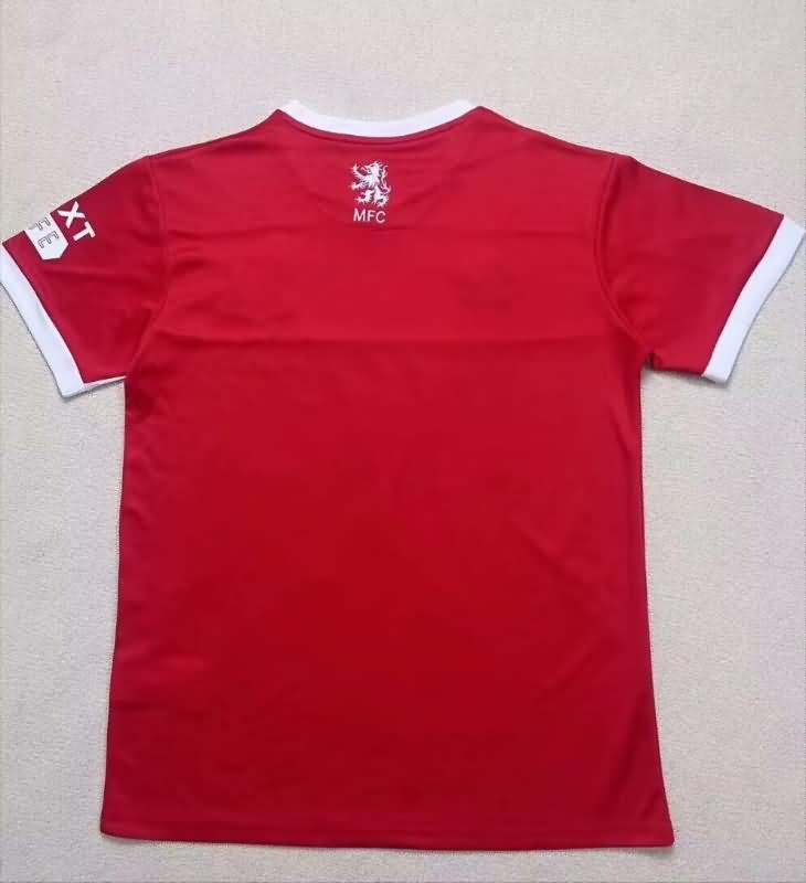 Thailand Quality(AAA) 24/25 Middlesbrough Home Soccer Jersey