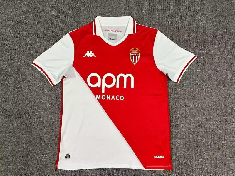 Thailand Quality(AAA) 24/25 Monaco Home Soccer Jersey