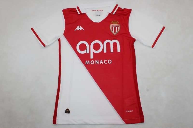 Thailand Quality(AAA) 24/25 Monaco Home Soccer Jersey (Player)