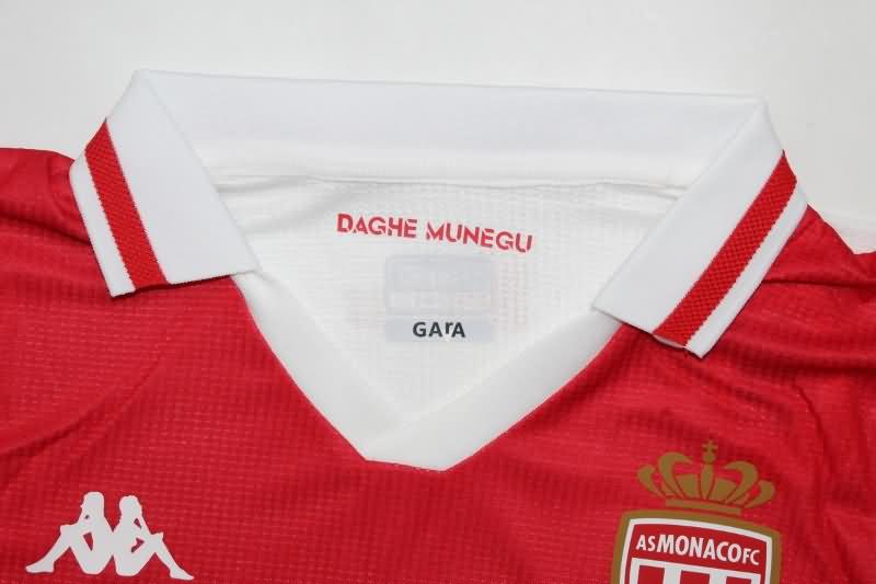 Thailand Quality(AAA) 24/25 Monaco Home Soccer Jersey (Player)