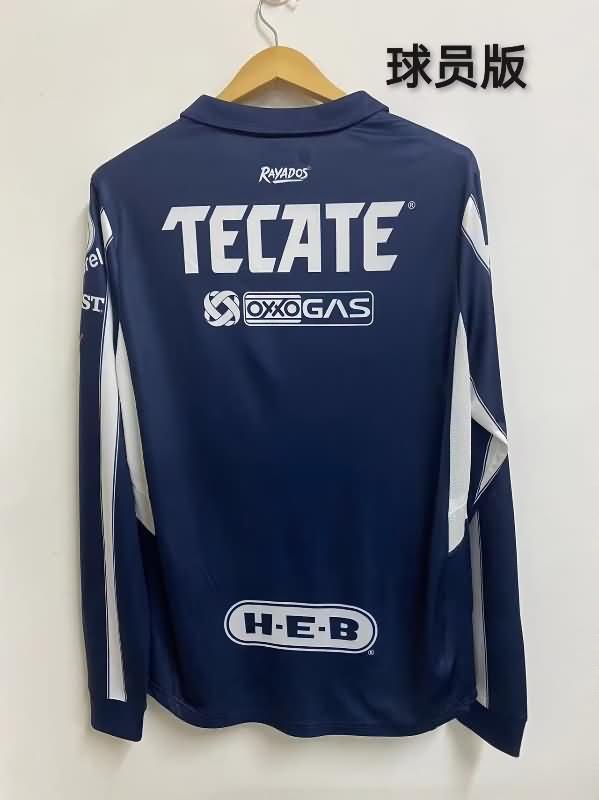 Thailand Quality(AAA) 24/25 Monterrey Home Long Sleeve Soccer Jersey (Player)