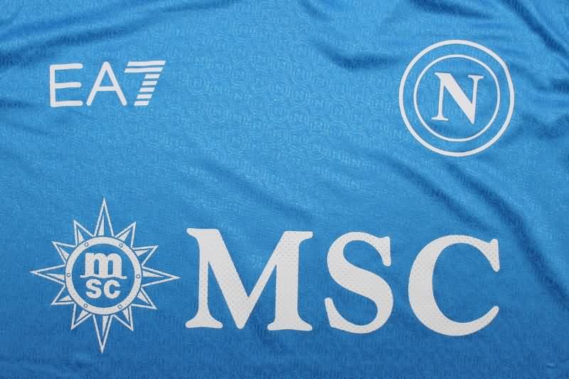 Thailand Quality(AAA) 24/25 Napoli Home Soccer Jersey (Player)