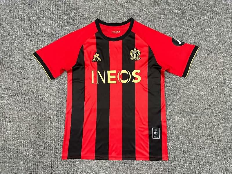 Thailand Quality(AAA) 24/25 OGC Nice Home Soccer Jersey