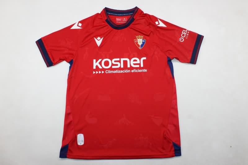 Thailand Quality(AAA) 24/25 Osasuna Home Soccer Jersey