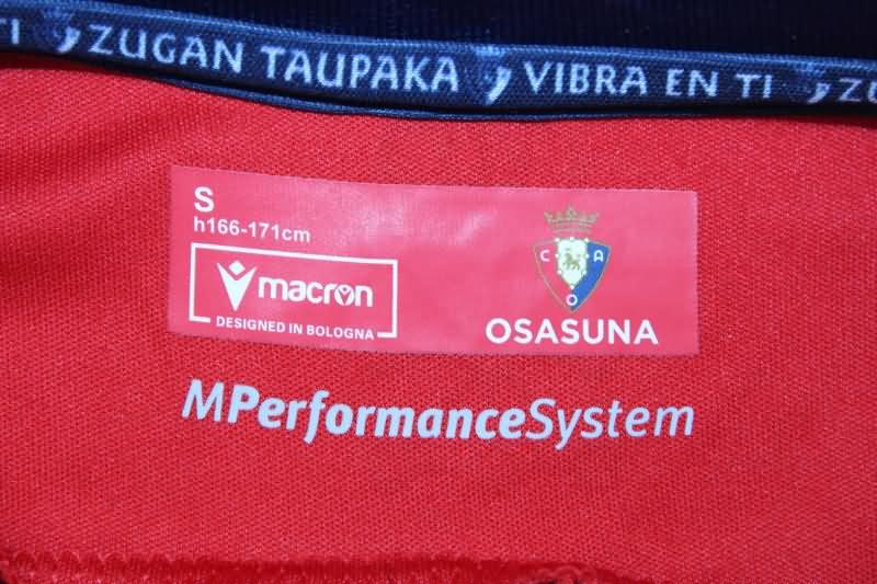 Thailand Quality(AAA) 24/25 Osasuna Home Soccer Jersey