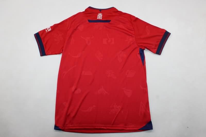 Thailand Quality(AAA) 24/25 Osasuna Home Soccer Jersey