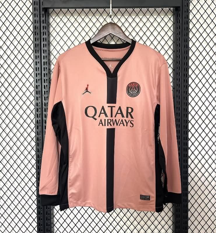 Thailand Quality(AAA) 24/25 Paris St Germain Third Long Sleeve Soccer Jersey
