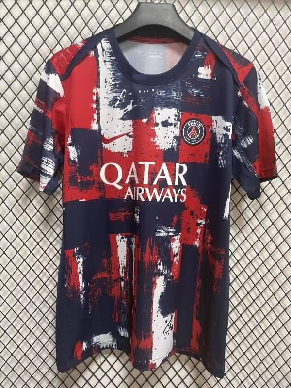 Thailand Quality(AAA) 24/25 Paris St Germain Training Soccer Jersey 02